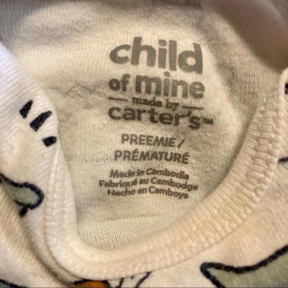 Child of Mine Boys Onesies Preemie 3 piece - Picture 8 of 16